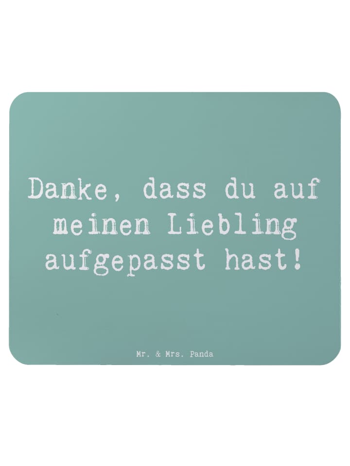 Mousepad Spruch Dank an Hundesitter mit Spruch in Meeresbrise