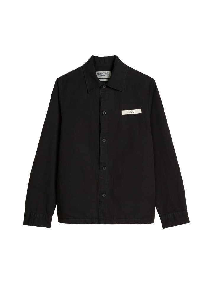 Twill-Overshirt regular in Broken Graphite