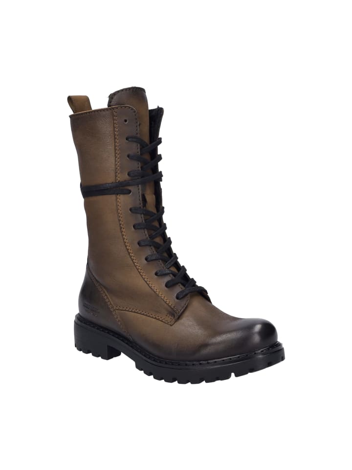 Schnürstiefel in Braun