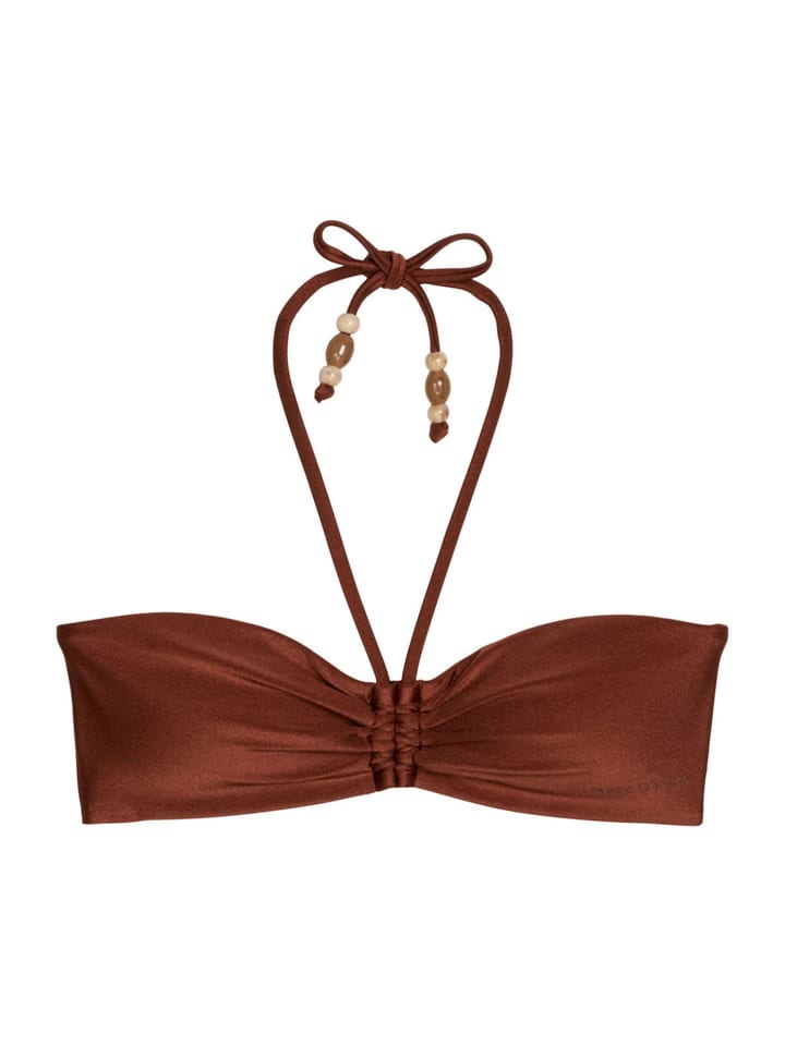 Triangel-Bikini-Top Breezy Leaf in cappuccino