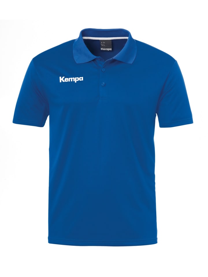 Polo "Poly Polo Shirt" in Blau