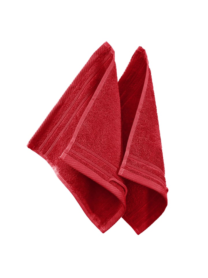Seiftuch 2er-Pack Heidelberg in rot
