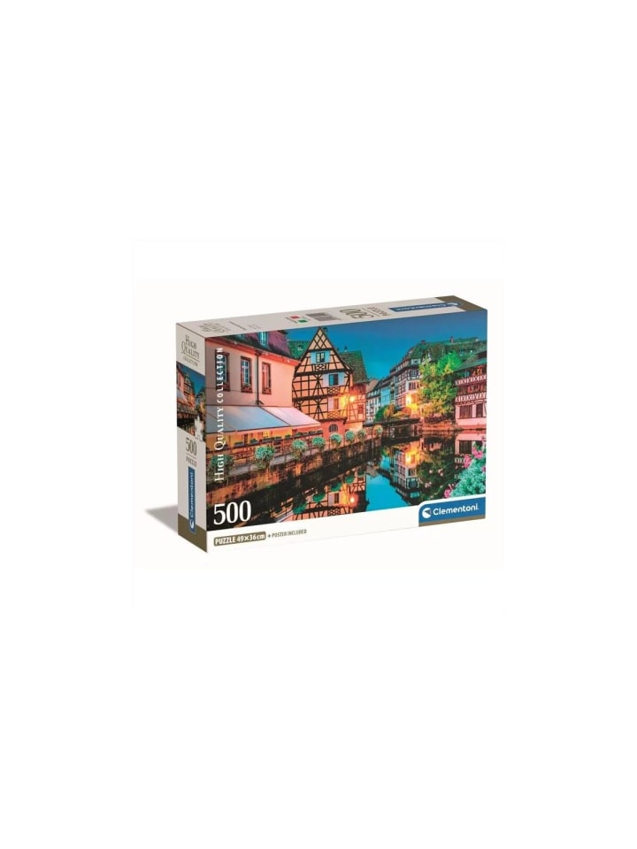 Städte Old Town Strasbourg 500-teiliges Puzzle Clementoni