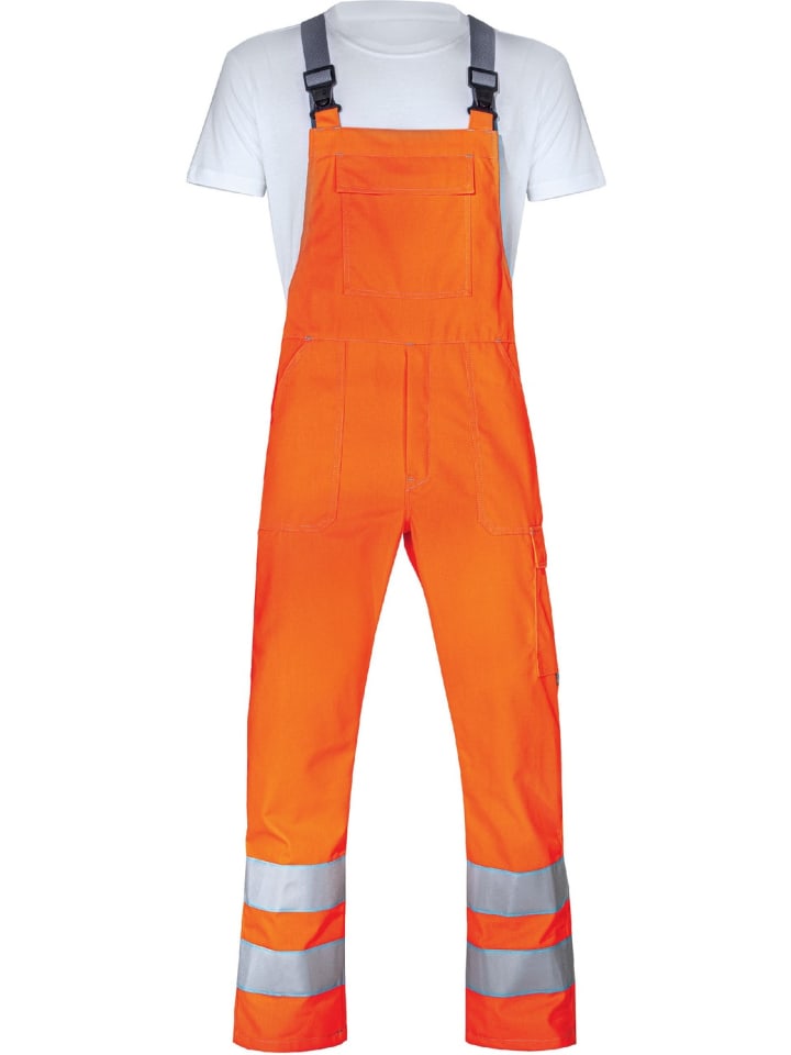 Latzhose in Orange