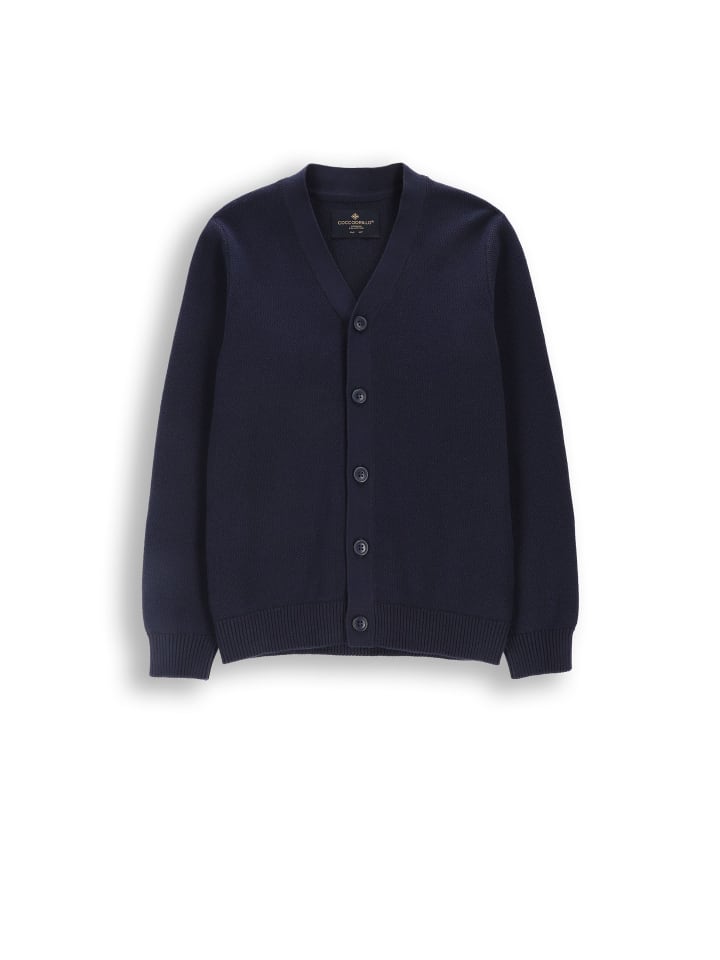 Strickjacke in dunkelblau