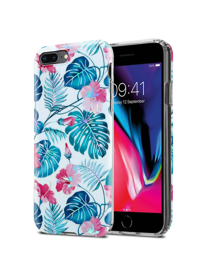 Hülle für iPhone 7 PLUS/7S PLUS/8 PLUS in SCHILDKRÖTENBLÄTTER