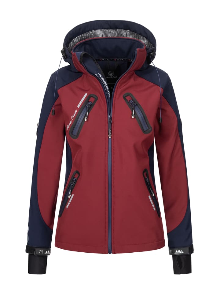 Jacke in Weinrot