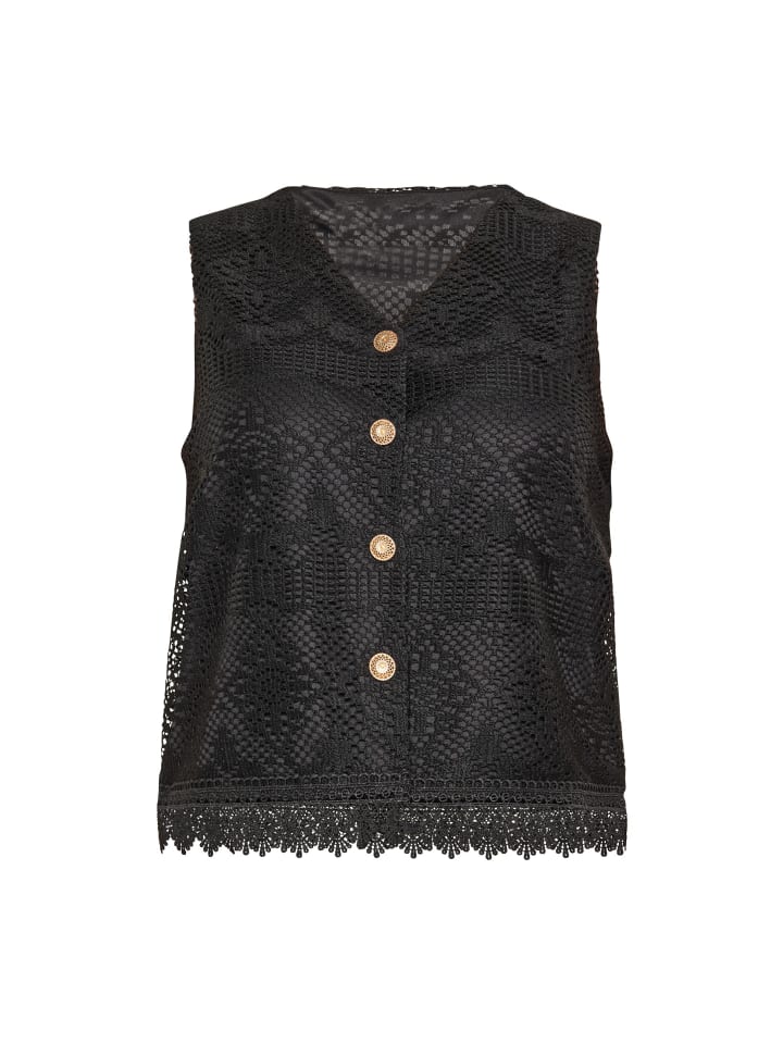 Women Vest in Black