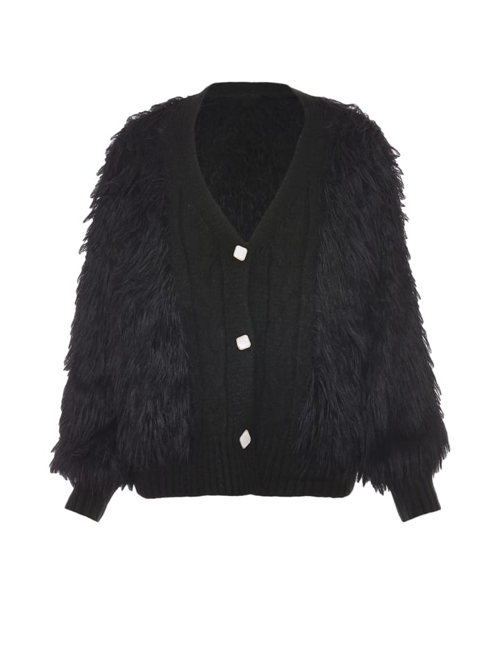 Damen Strickjacke in Schwarz