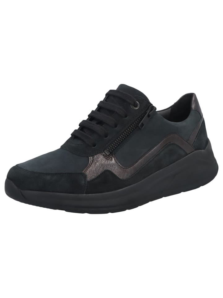 Damen- Schnürschuhe Kitty Weite H+K in Schwarz