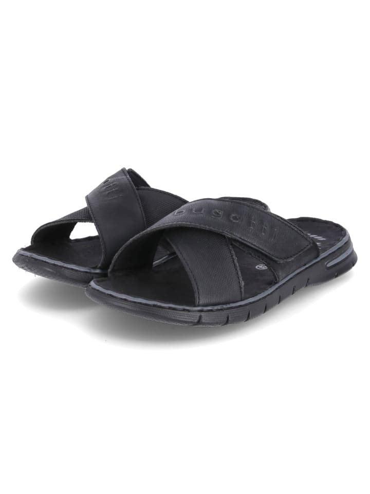 Pantoletten in schwarz