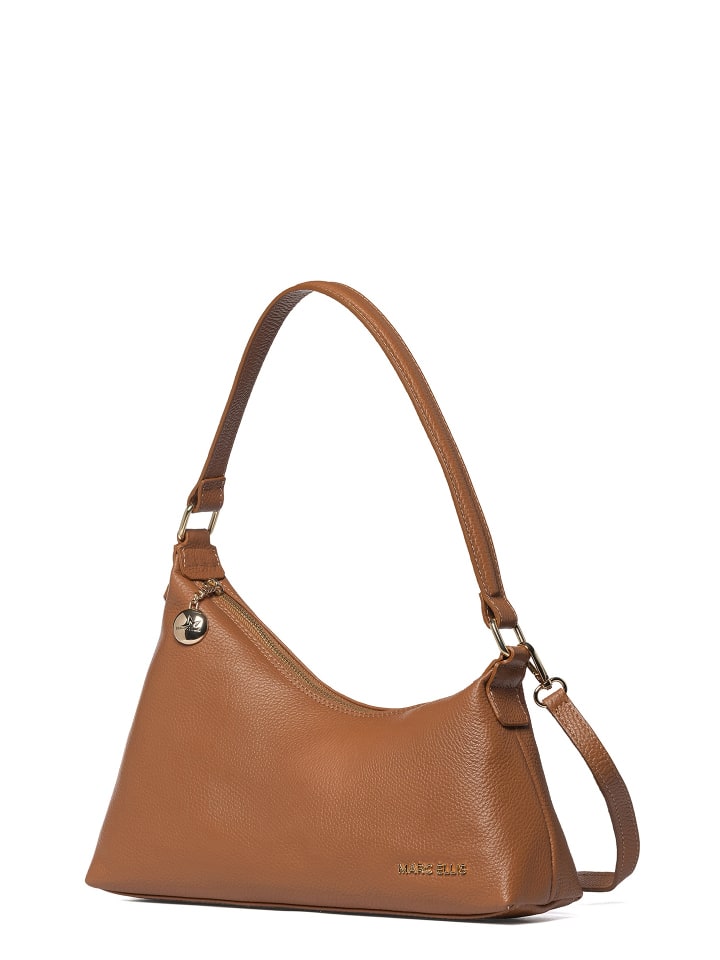 Schultertasche in COGNAC