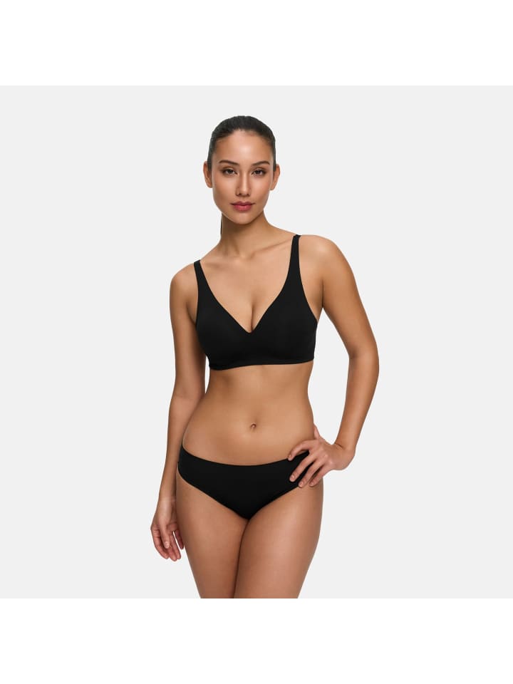 Bügelloser Push-Up-BH in Schwarz
