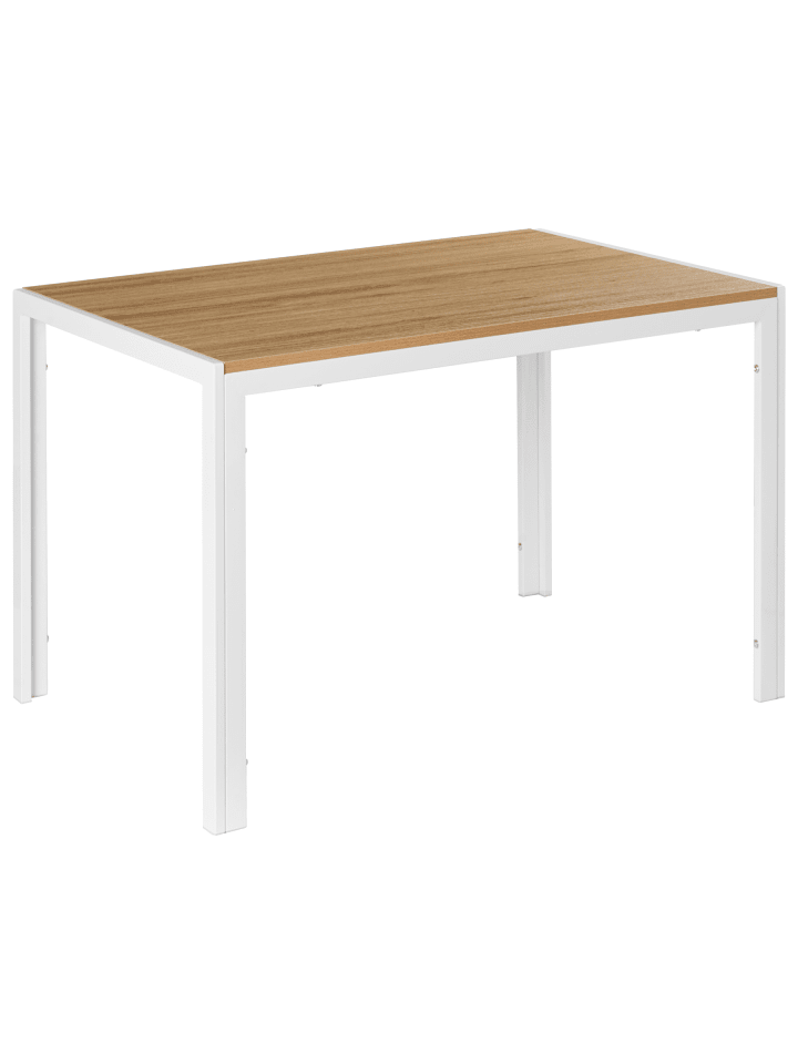 Esszimmertisch MANN in Braun/Weiß - (W) 80 x (H) 75 x (L) 120 cm