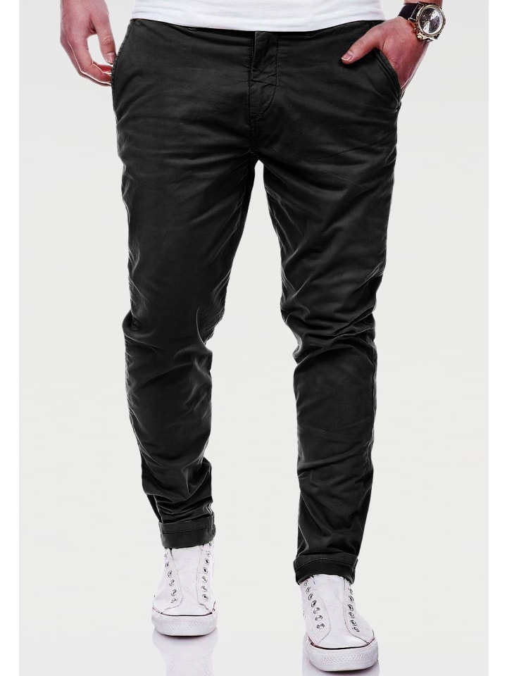 Chino-Hose - MPBISTER in Schwarz
