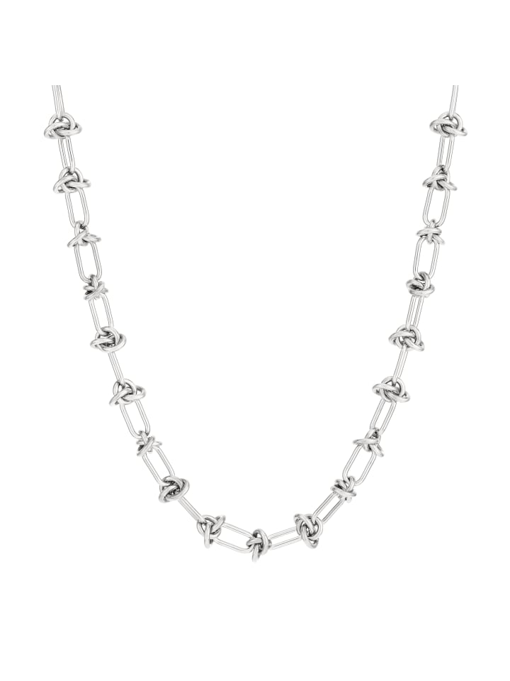 Halskette The Knot in silber