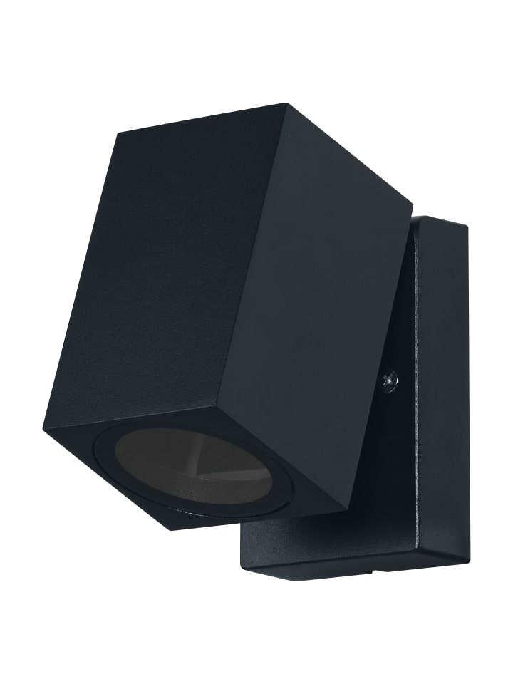 ENDURA Classic Cube Außen-Wandleuchte, schwarz GU10