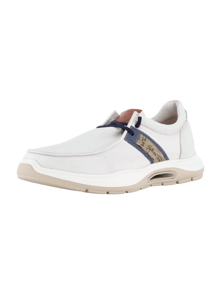 Mokassins Schnürschuhe in Weiß