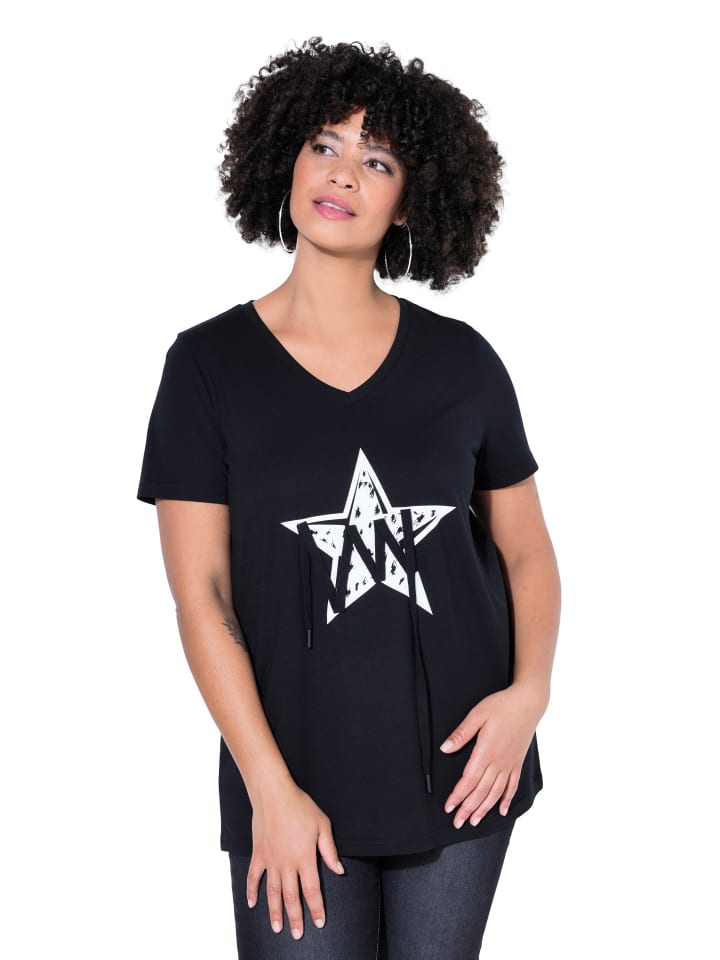 Shirt in schwarz
