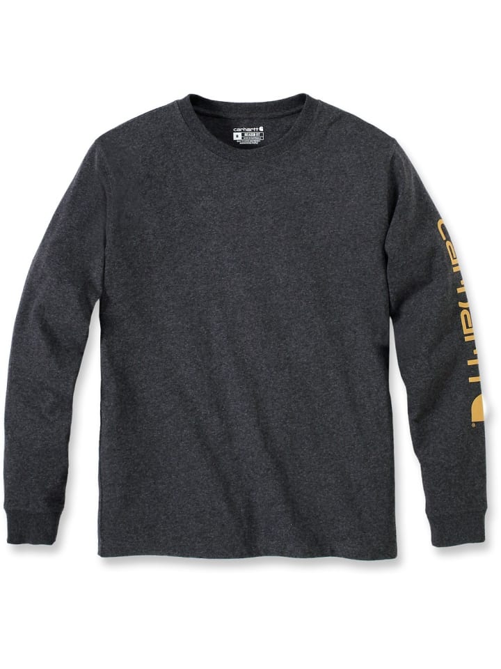 Longsleeve "Logo L/S EK231" in Grau
