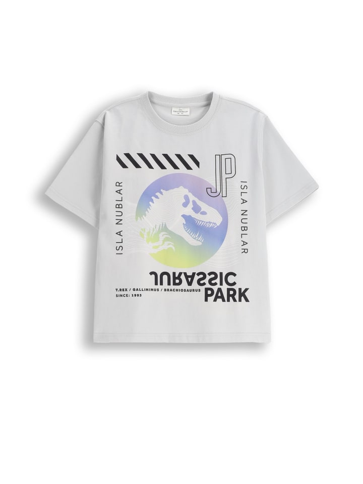 T-Shirt mit kurzen Ärmeln in grau