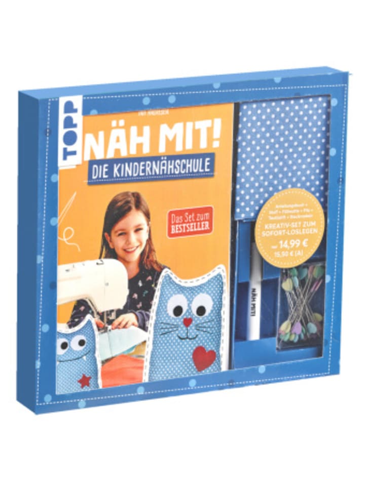 Buch - Kreativ-Set: Näh mit! Die Kindernähschule