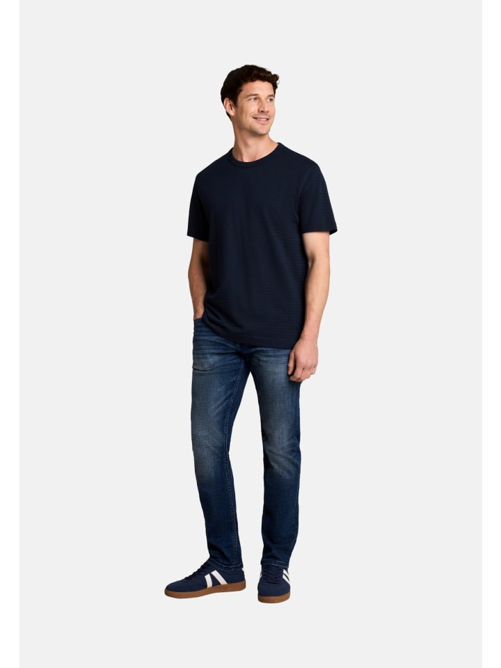 T-Shirt in dunkelblau
