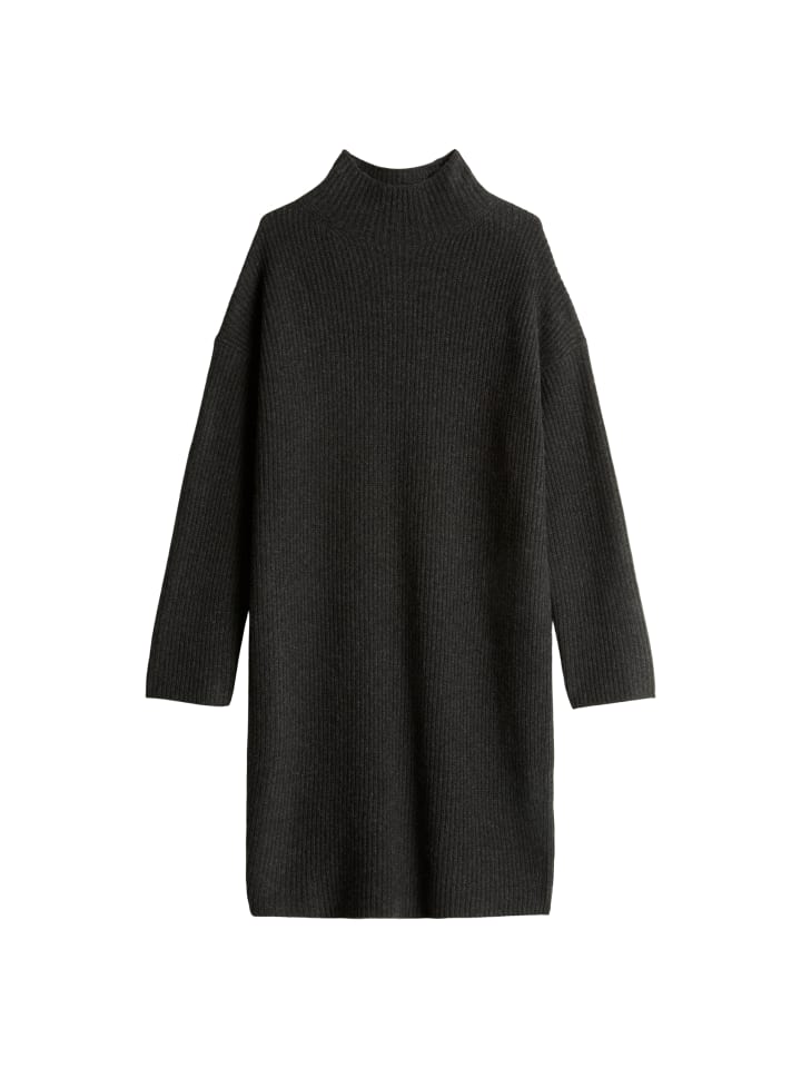 Strickkleid loose in Coal Grey Melange