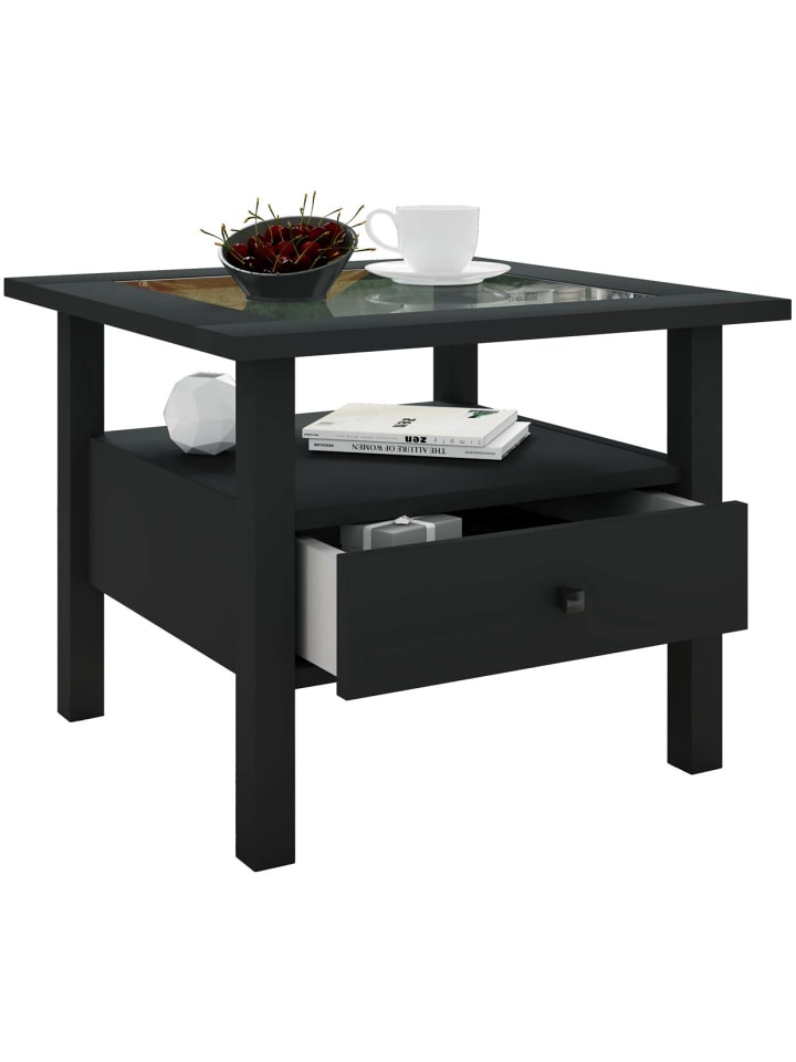 Couchtisch LingisM 3 Schwarz 54 x 54 cm