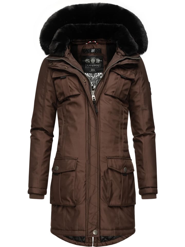 Wintermantel Tiniis in Dark Choco