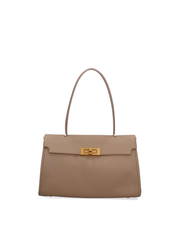 Schultertasche in LIGHT TAUPE