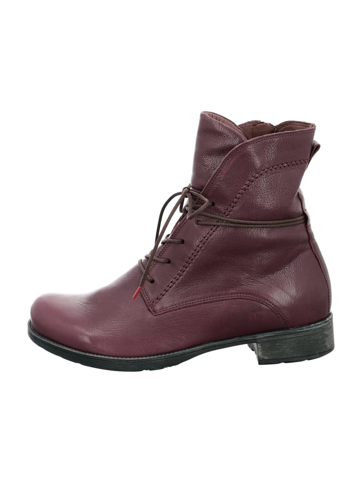 Komfort Stiefeletten in Rot