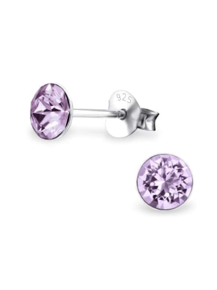 Ohrstecker CRYSTAL 5 mm I light amethyst