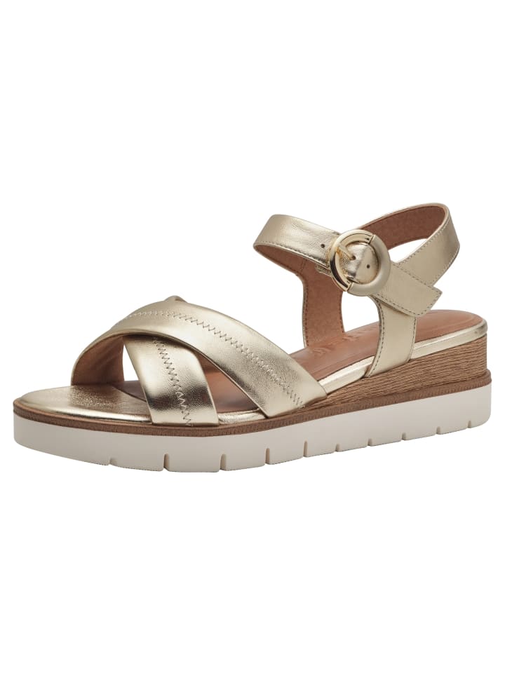 Sandalette in LIGHT GOLD