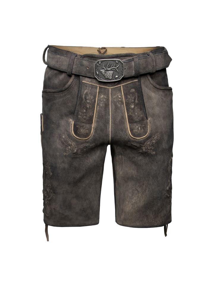 Lederhose Falkenstein in schwarz