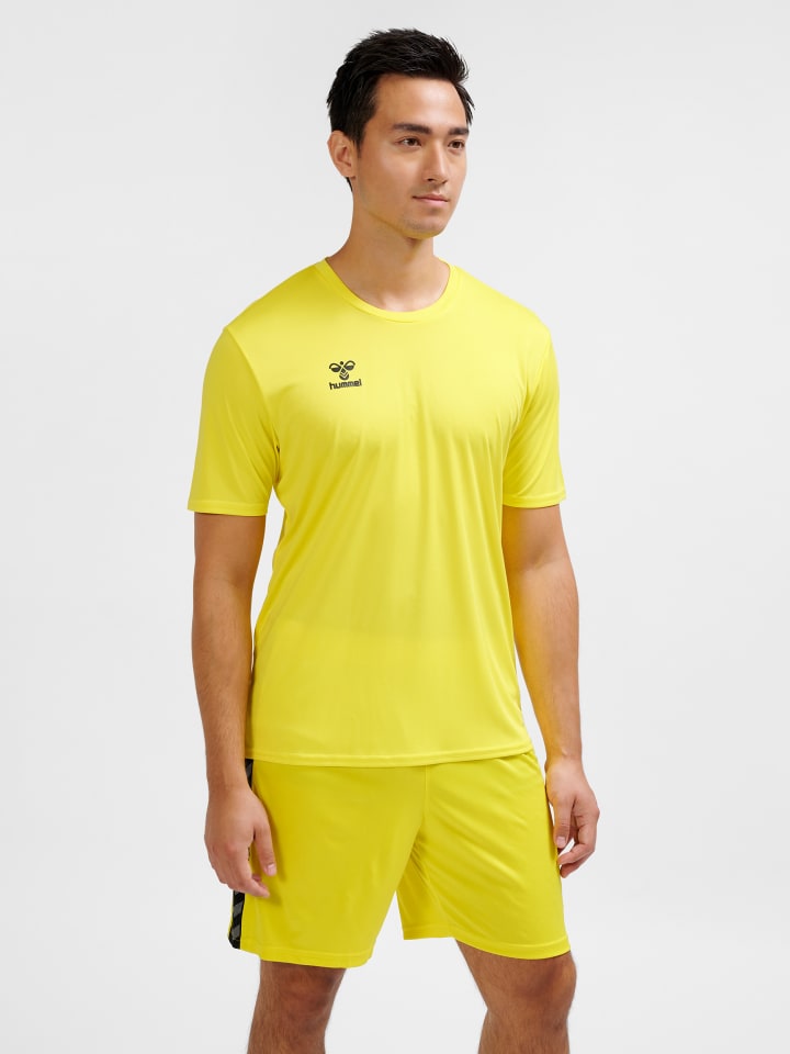 T-Shirt Hmlessential Herren in BLAZING YELLOW