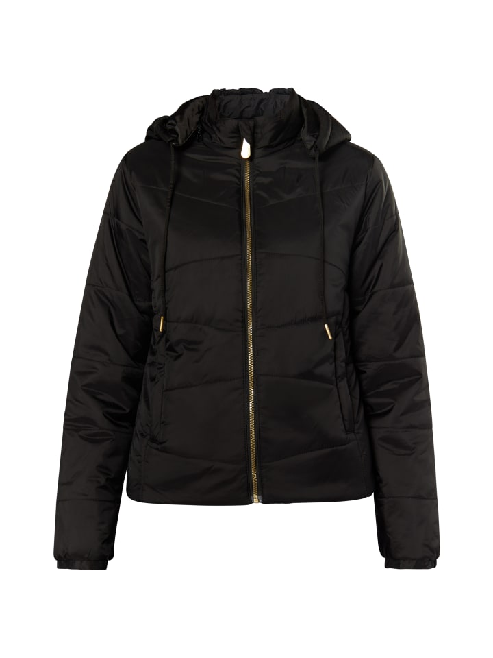 Damen Leichte Steppjacke in Schwarz