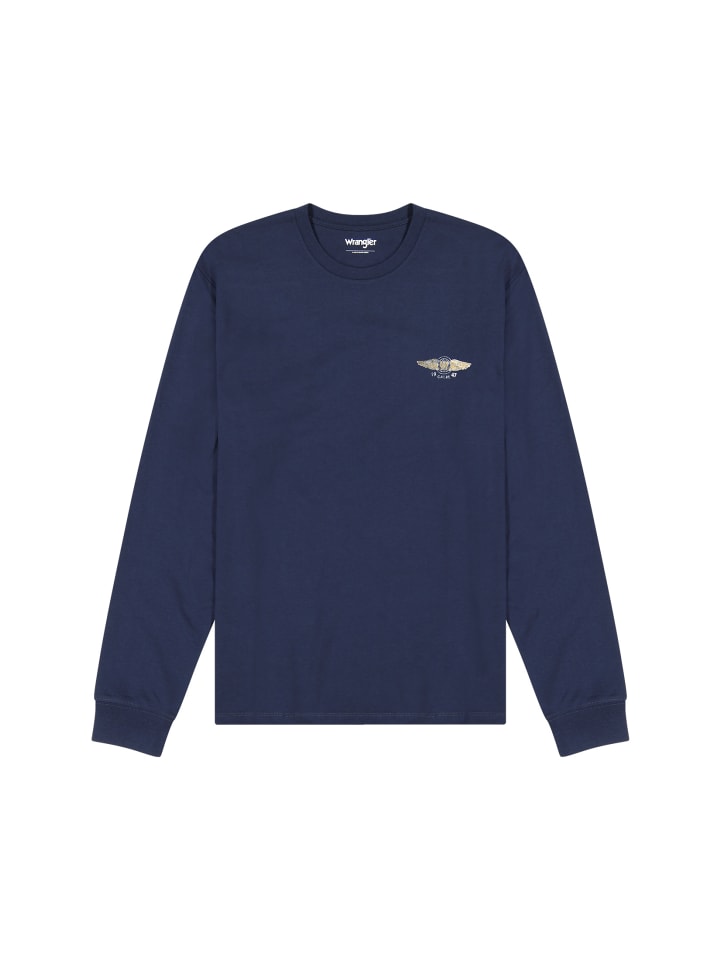 Langarmshirt Ls Americana in Navy