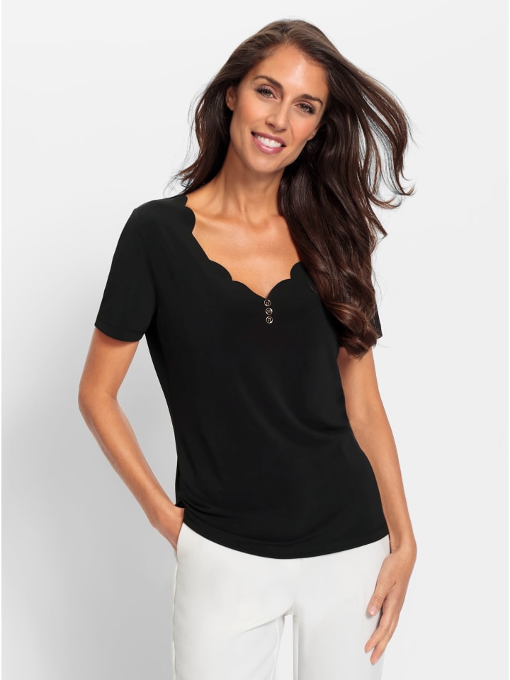 T-Shirt in schwarz