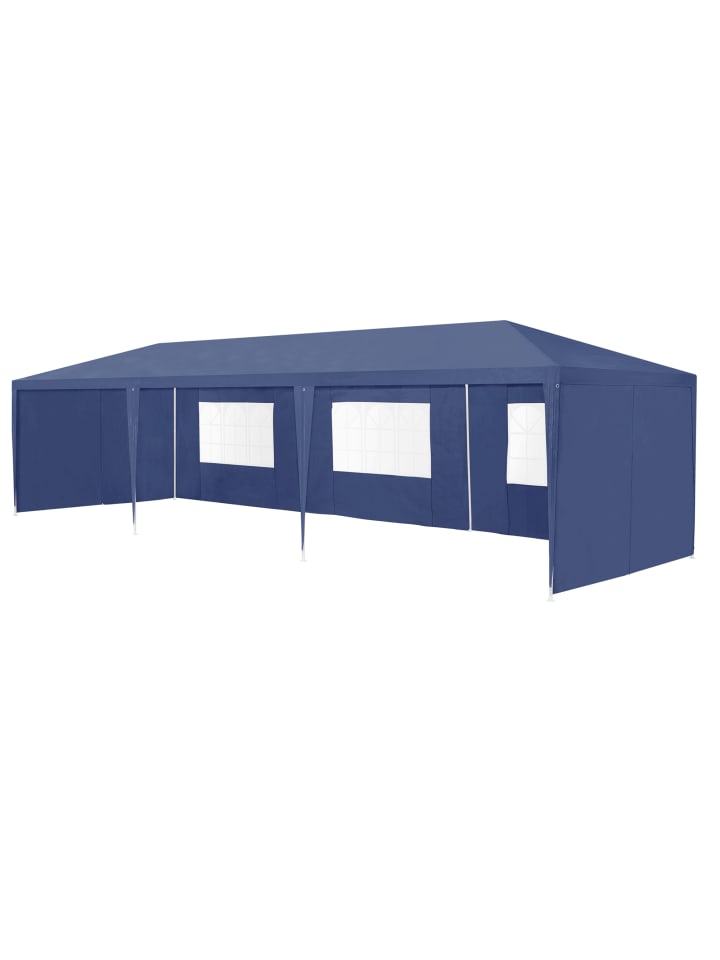 Pavillon Wedau in Dunkelblau (L)900cm (B)300cm (H)255cm