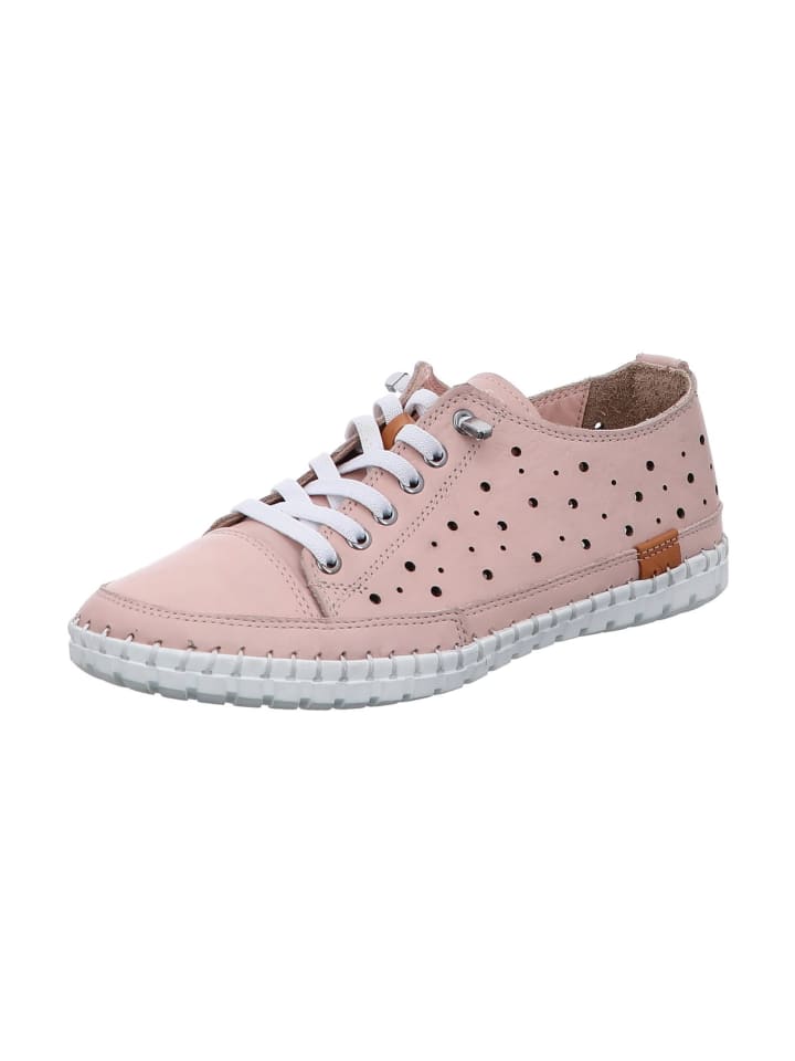 Sportliche Schnürschuhe in Rosa
