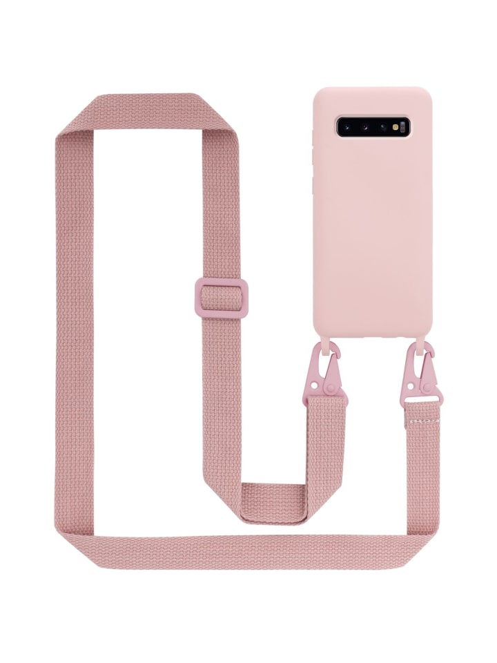 Handykette für Samsung Galaxy S10 PLUS Hülle in LIQUID PINK