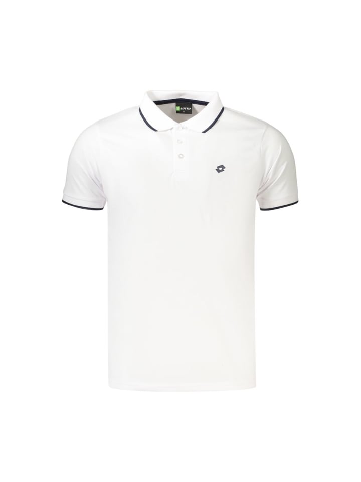 Weiß Herren Poloshirt Hemd aus Polyester