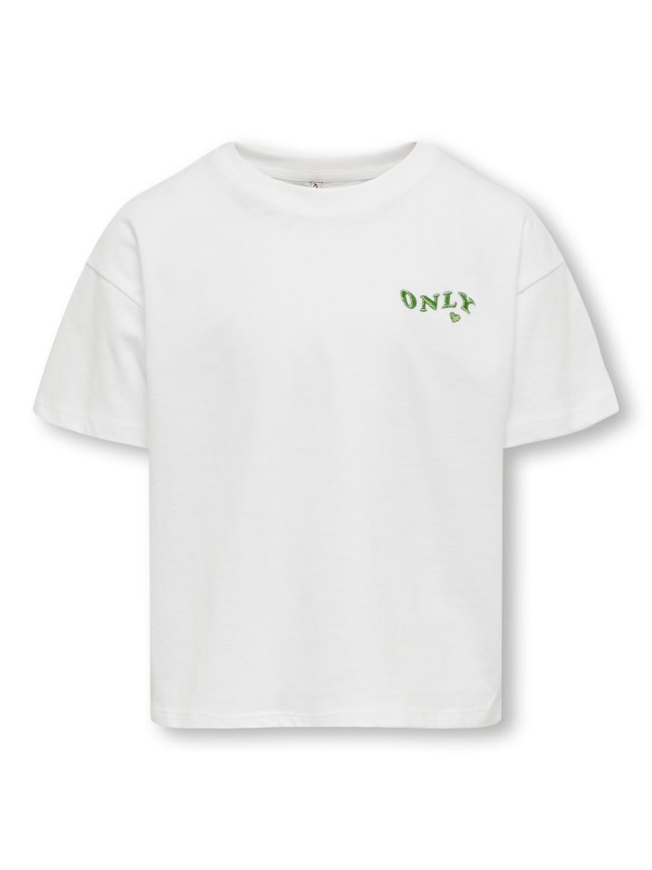 T-Shirt KOGMAIKEN LIFE CROP S/S ONLY in bright white