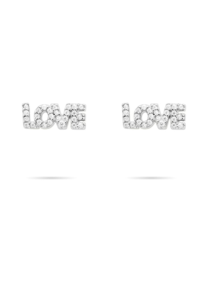 Ohrstecker Silver Love Collection in silber