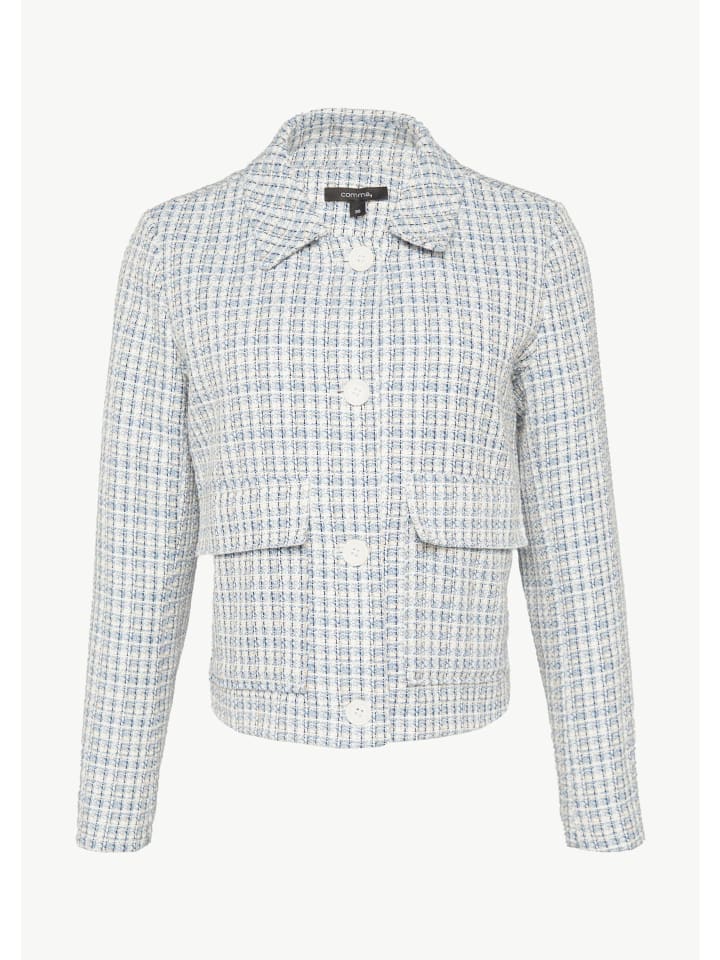 Indoor-Jacke in 50P0_blassblau