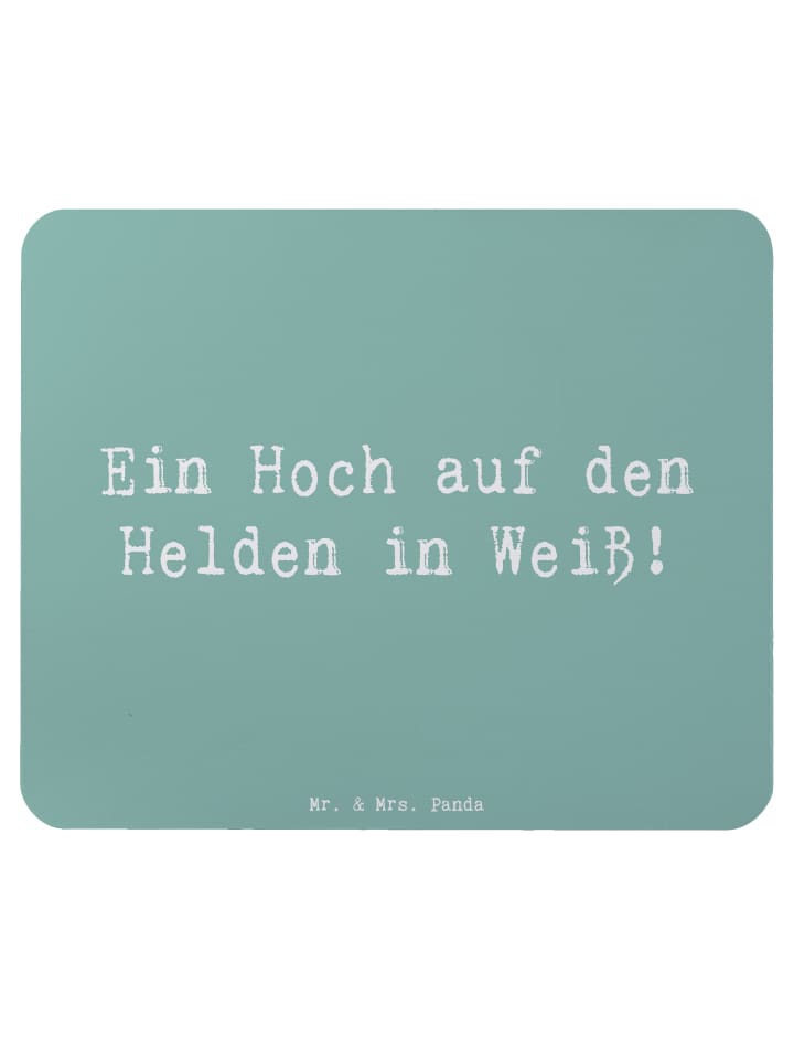 Mousepad Spruch Arzt Held mit Spruch in Meeresbrise
