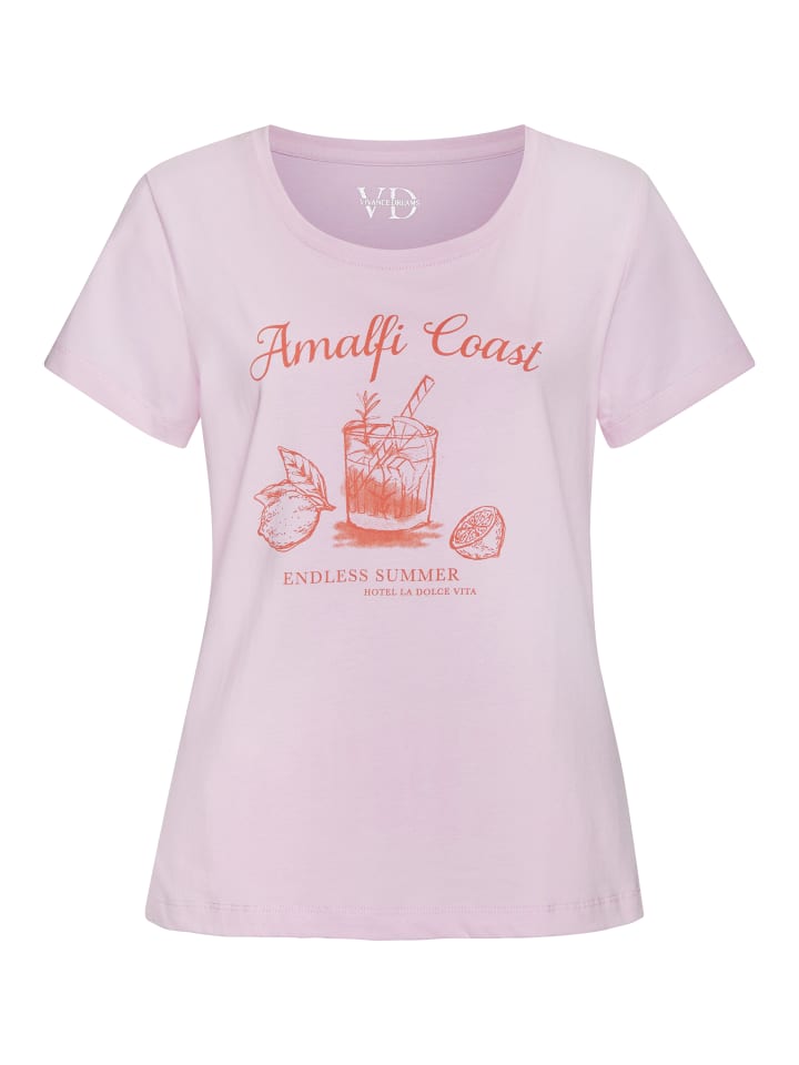 Pyjamaoberteil in rosa