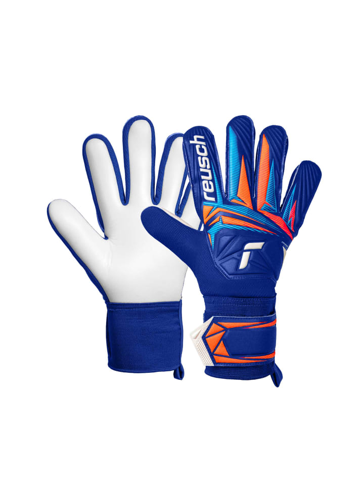 Torwarthandschuhe Attrakt Starter Solid in 4126 sharp blu/wht/shock orng