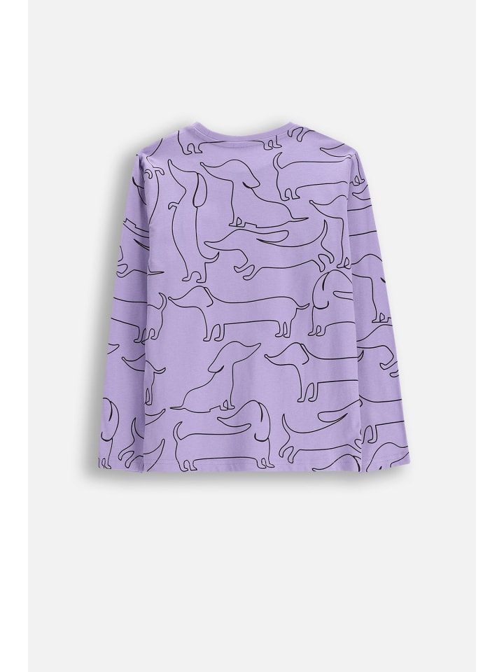 Langarmshirt in violett